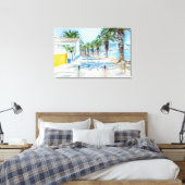 Praia da Luz Canvas Afdruk (Insitu (Slaapkamer))