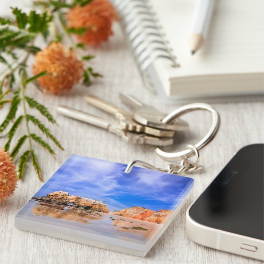 Praia da rocha Portugal Sleutelhanger (Voorkant Rechts)