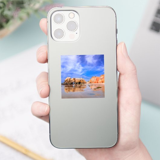 Praia da rocha Portugal Sticker (Telefoon)