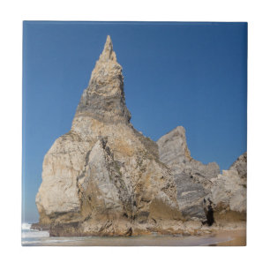 Praia da Ursa strandrotsen in Portugal cadeau Post Tegeltje