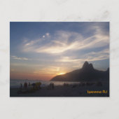 Praia de Ipanema Briefkaart (Voorkant)