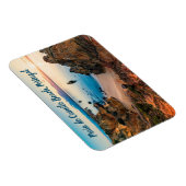 Praia do Camilo Beach Portugal gestileerd Magneet (Rechterzijde)