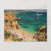 Praia do Camilo Lagos Algarve Briefkaart (Voorkant)