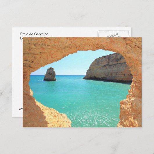 Praia do Carvalho Briefkaart (Voorkant / Achterkant)