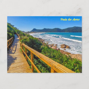 Praia dos Açores, Florianópolis, Brazilië Briefkaart