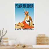 Praia Marinha Beach, Algarve Portugal Poster (Keuken)