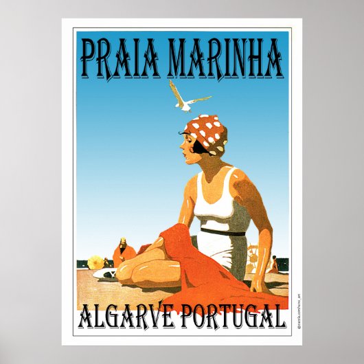 Praia Marinha Beach, Algarve Portugal Poster (Voorkant)