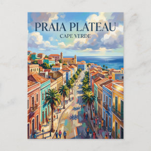 Praia Plateau Kaapverdië Briefkaart