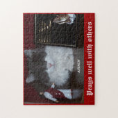 Praiende kat legpuzzel (Verticaal)