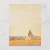 Prairie Avond door Maynard Dixon Feestdagenkaart (Voorkant)