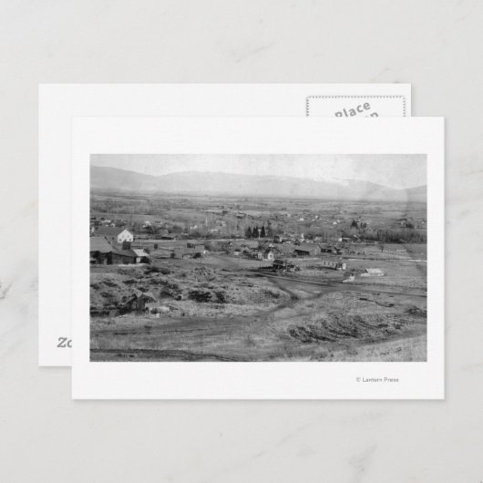 Prairie City, Oregon Birds Eye Uitzicht Briefkaart (Voorkant / Achterkant)