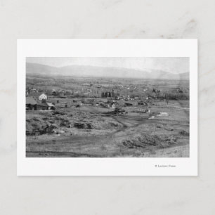 Prairie City, Oregon Birds Eye Uitzicht Briefkaart