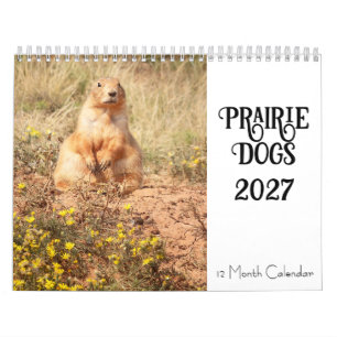 Prairie Dog 2027 12 Maanden Kalender