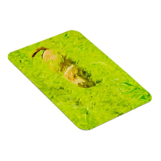 Prairie Dog Abstract Impressionisme Magneet (Rechterzijde)