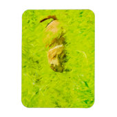 Prairie Dog Abstract Impressionisme Magneet (Verticaal)