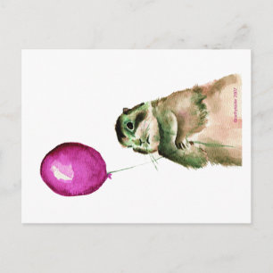 Prairie Dog Balloon Briefkaart