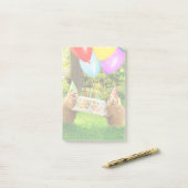 Prairie Dog Birthday Party Post-it® Notes (Op bureau)