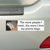 Prairie Dog Bumpersticker (Op auto)