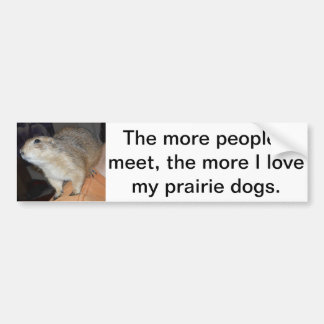 Prairie Dog Bumpersticker