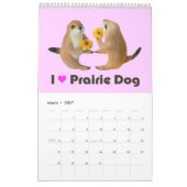 prairie dog , Calendar Kalender (Mar 2027)
