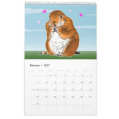 prairie dog , Calendar Kalender (Feb 2027)