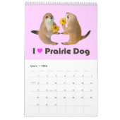 prairie dog , Calendar Kalender (Mar 2026)