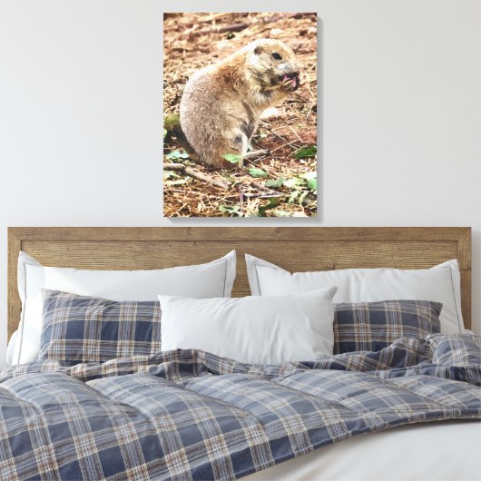 PRAIRIE DOG CANVAS AFDRUK (Insitu (Slaapkamer))