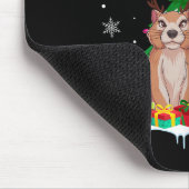 Prairie Dog Christmas Tree Lights Santa Reindeer X Muismat (Hoek)