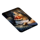 Prairie Dog Eating Pizza Magneet (Rechterzijde)