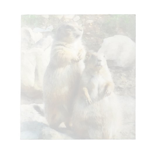 Prairie Dog Formal Portrait Notitieblok (Voorkant)