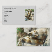 Prairie Dog Formal Portrait Visitekaartje (Voorkant / Achterkant)