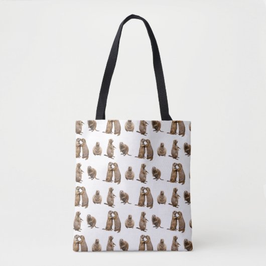 Prairie Dog Frenzy All Over Print Tas (Voorkant)