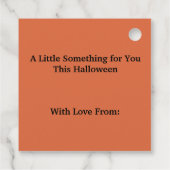 Prairie Dog Herfst Pompoen Spice Party Custom Bedankjes Labels (Achterkant)