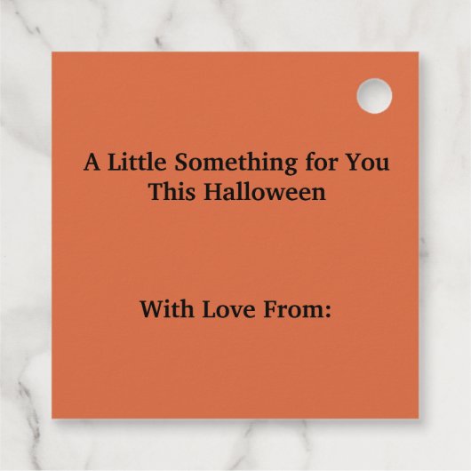 Prairie Dog Herfst Pompoen Spice Party Custom Bedankjes Labels (Achterkant)