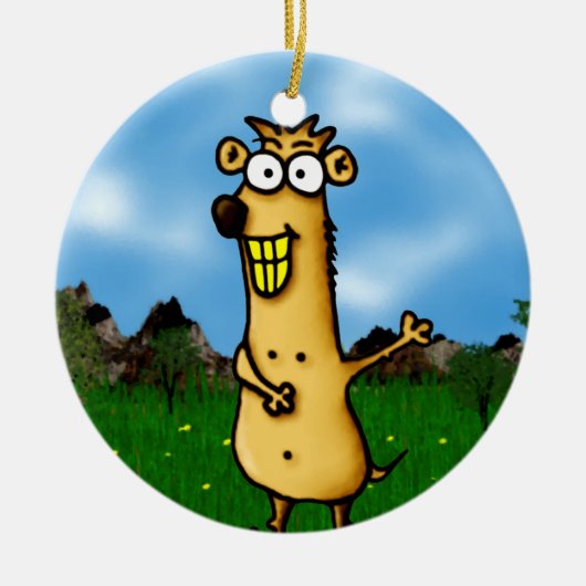 Prairie Dog Keramisch Ornament (Voorkant)