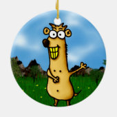 Prairie Dog Keramisch Ornament (Achterkant)