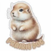 PRAIRIE DOG - KINDERKAMER STICKER (Voorkant)