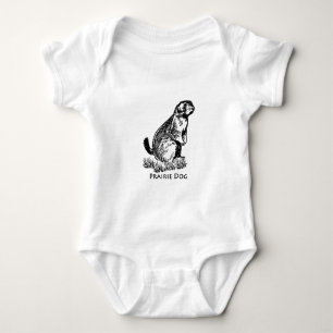 Prairie Dog Logo (lijnkunst) Romper