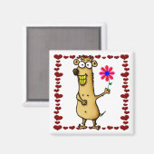 Prairie Dog Love Magnet (Voorkant / Achterkant)