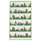 Prairie Dog Meadow Gift Bag Klein Cadeauzakje (Voorkant)