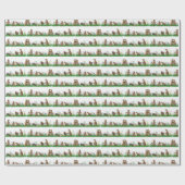 Prairie Dog Meadow Wrapping Paper (kies kleur) Cadeaupapier (Vlak)