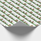 Prairie Dog Meadow Wrapping Paper (kies kleur) Cadeaupapier (Hoek)