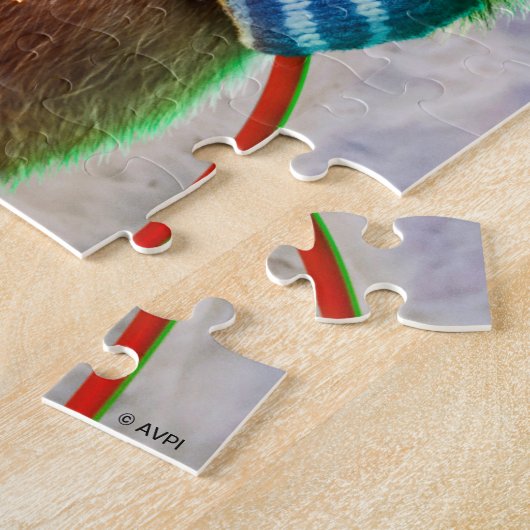 Prairie Dog met kerstlichten Legpuzzel (Zijkant)