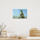 Prairie Dog moeder en Baby Poster (Keuken)