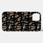 Prairie Dog Party iPad Mini Hoes (Zwart) (Achterkant (horizontaal))