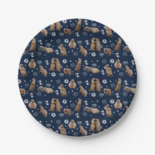 Prairie Dog Party Paper Bord (Voorkant)