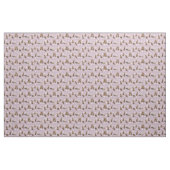 Prairie Dog Party Stof (Stoffig Roze) (Fat Quarter)
