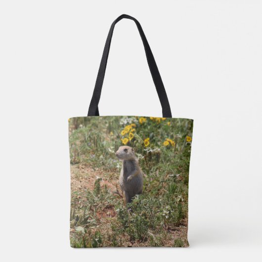Prairie Dog Tote Bag (Achterkant)