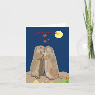 Prairie Dog Valentijnsdag Kaart