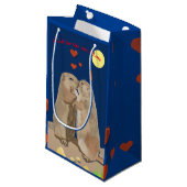 Prairie Dog Valentine’s Day Klein Cadeauzakje (Voorkant Gekanteld)